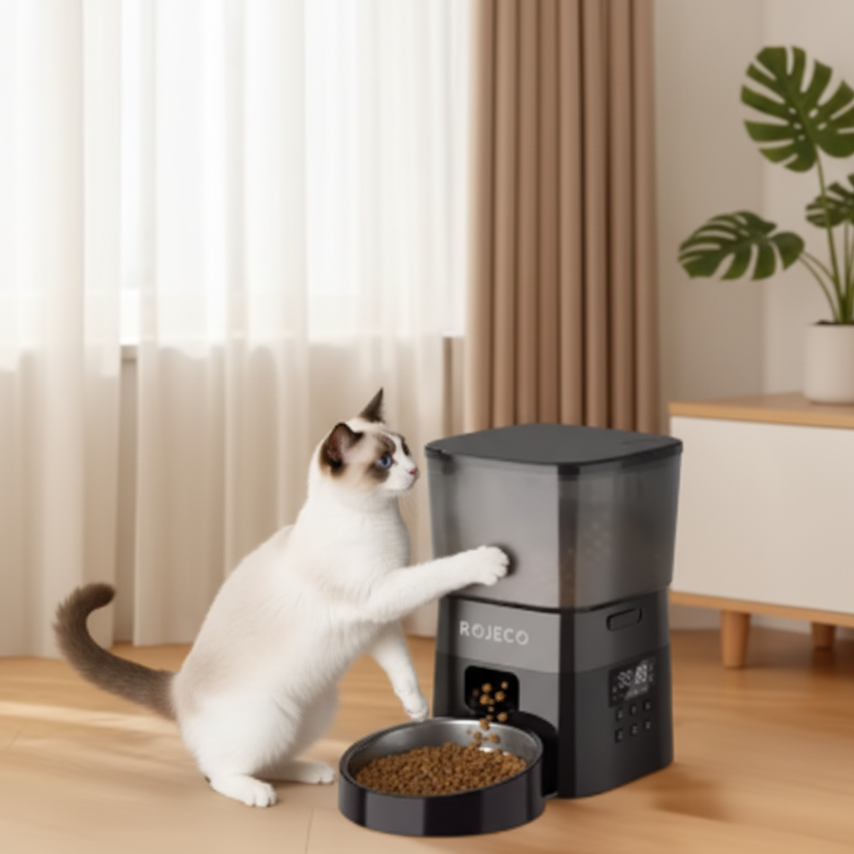 Distributeur automatique de croquettes pour chat ROJECO