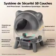 Litière autonettoyante pour chat