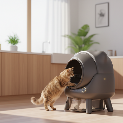 Litière autonettoyante pour chat